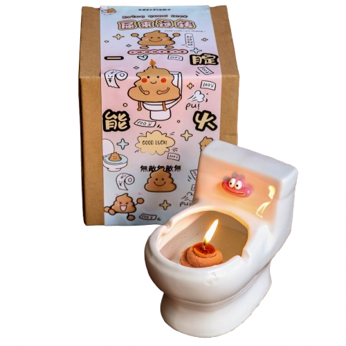 Poopify Toilet Candle 💩🕯️