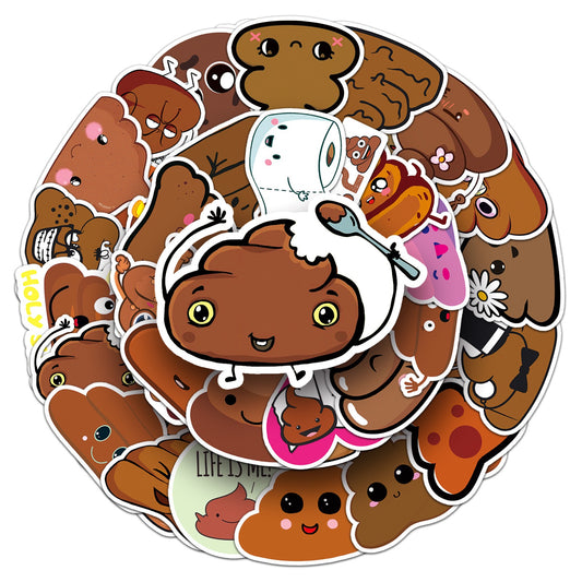 Poop Emoji Stickers Pack (50 pcs)💩