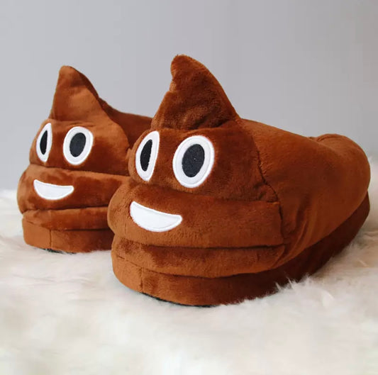 Poopify Slippers – Funny Cozy Poop Emoji Shoes 💩