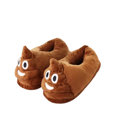Poopify Slippers – Funny Cozy Poop Emoji Shoes 💩